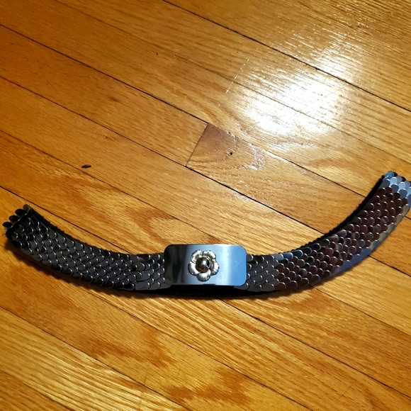 Vintage silver extendable belt - Picture 1 of 3
